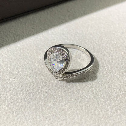 artificial diamond ring