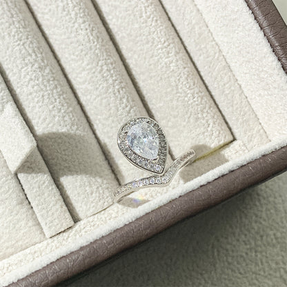 artificial diamond ring
