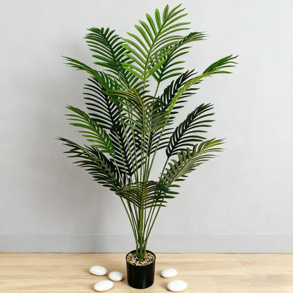 Artificial Faux Areca Palm Potted Plant