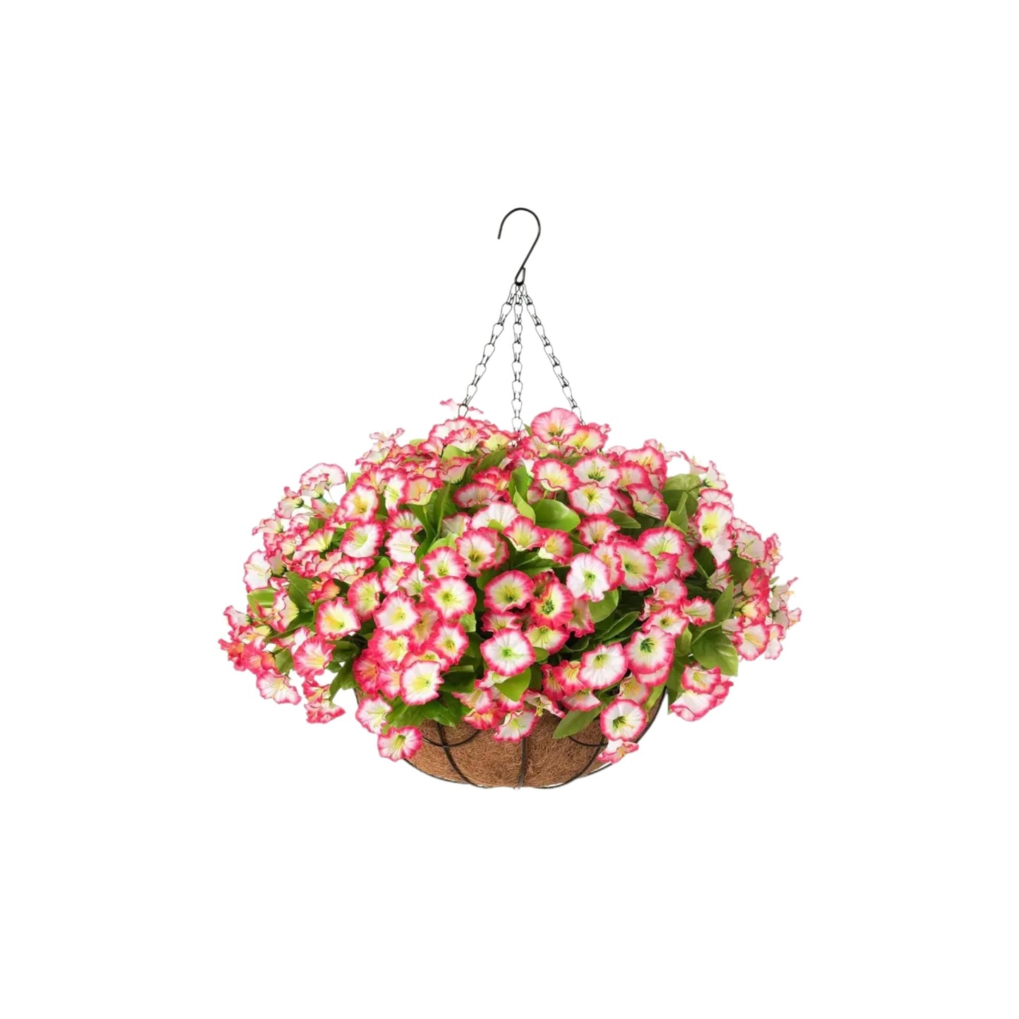 Artificial flower basket