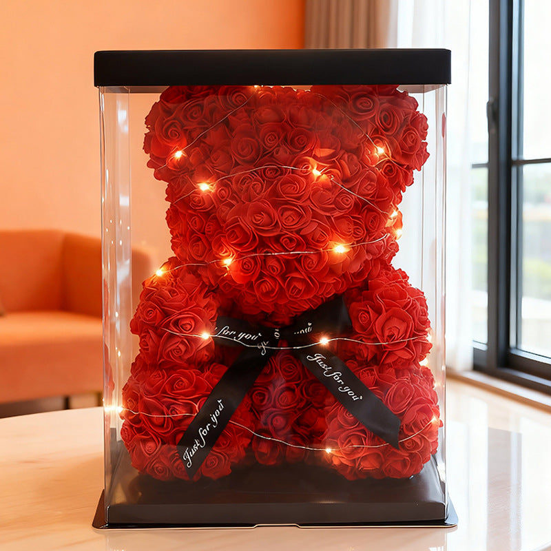 artificial flower bear