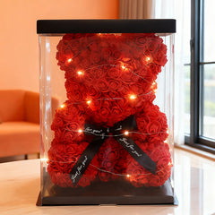 Red rose bear