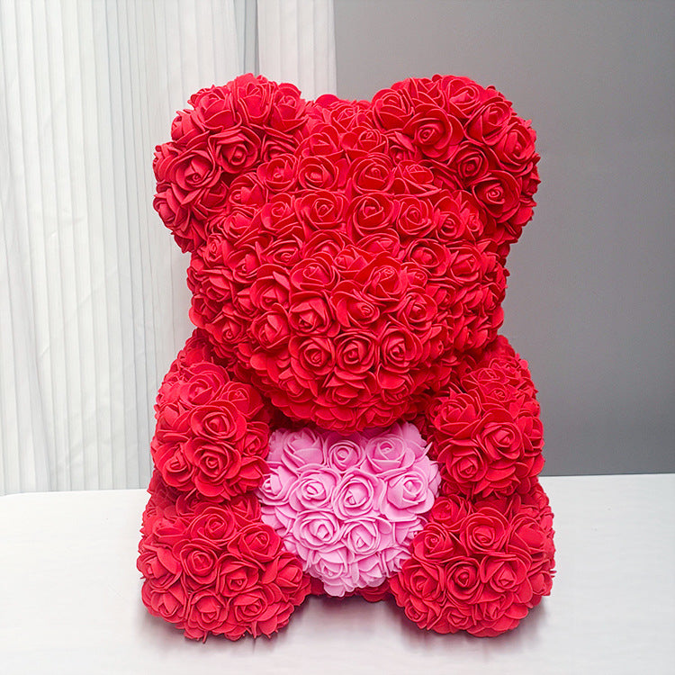 artificial flower bear