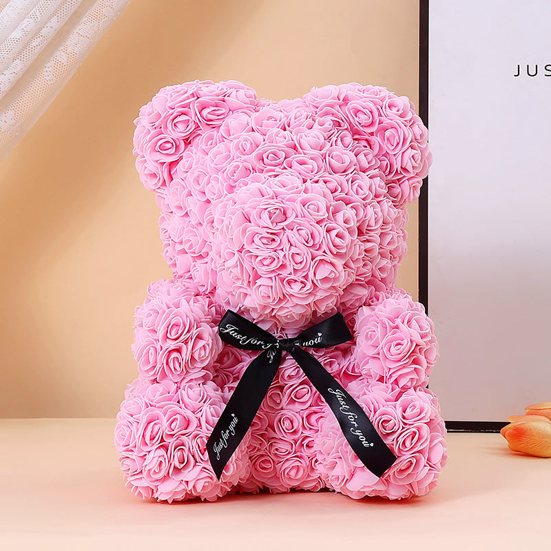 artificial flower bear