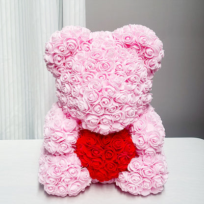 artificial flower bear