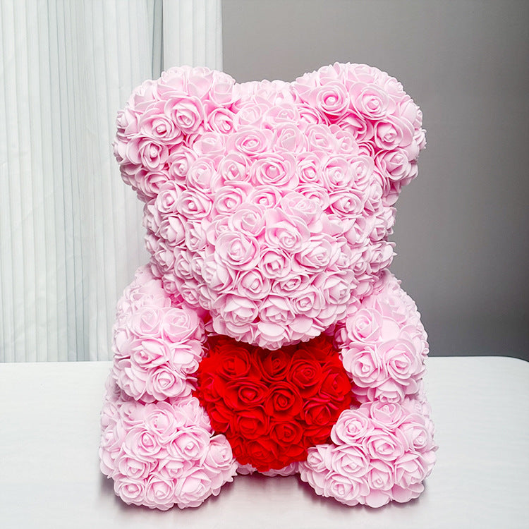 artificial flower bear