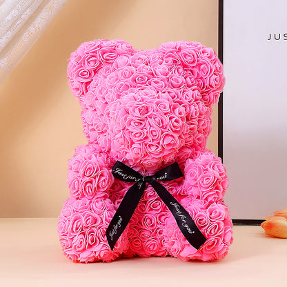 artificial flower bear