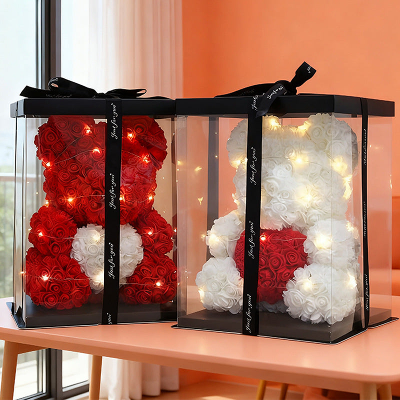 artificial flower bear