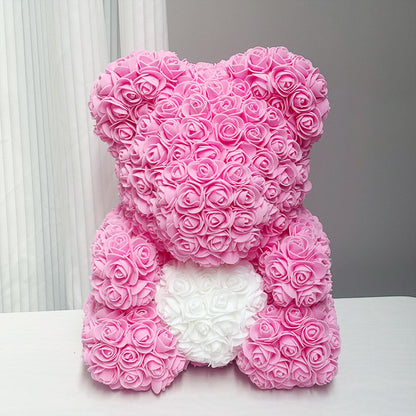 artificial flower bear