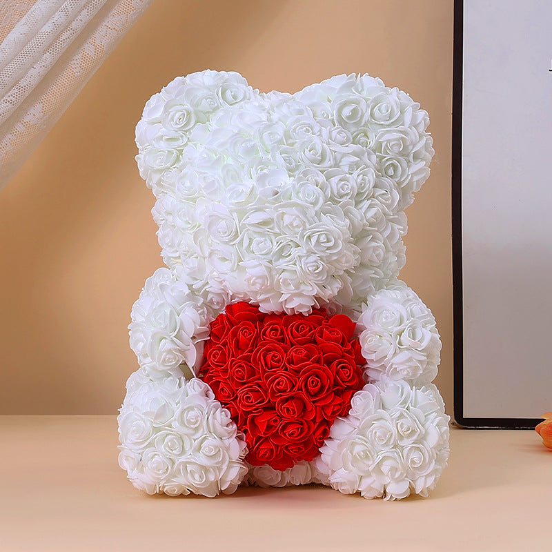 artificial flower bear