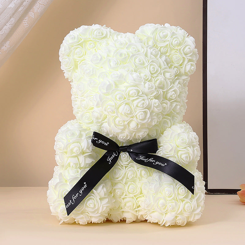 artificial flower bear