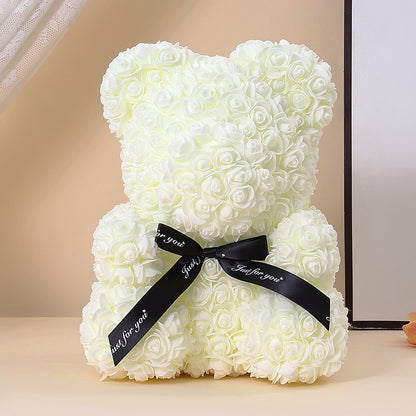 artificial flower bear