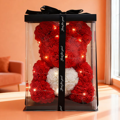 artificial flower bear