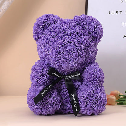 artificial flower bear