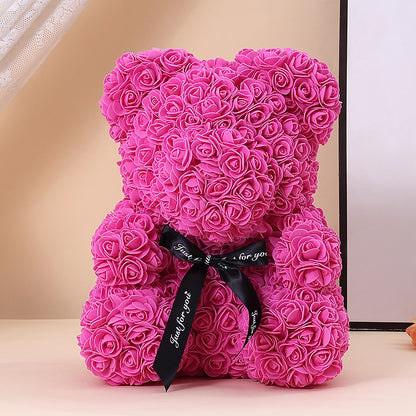 artificial flower bear