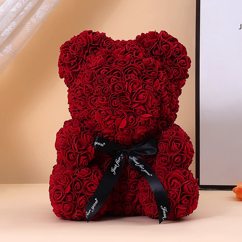 artificial flower bear