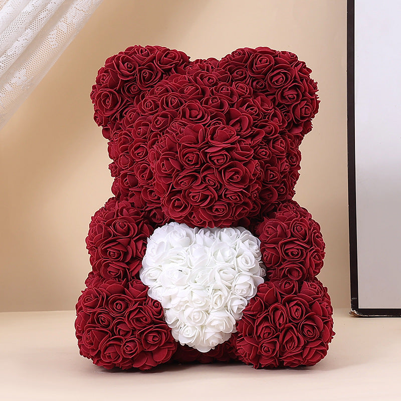 artificial flower bear