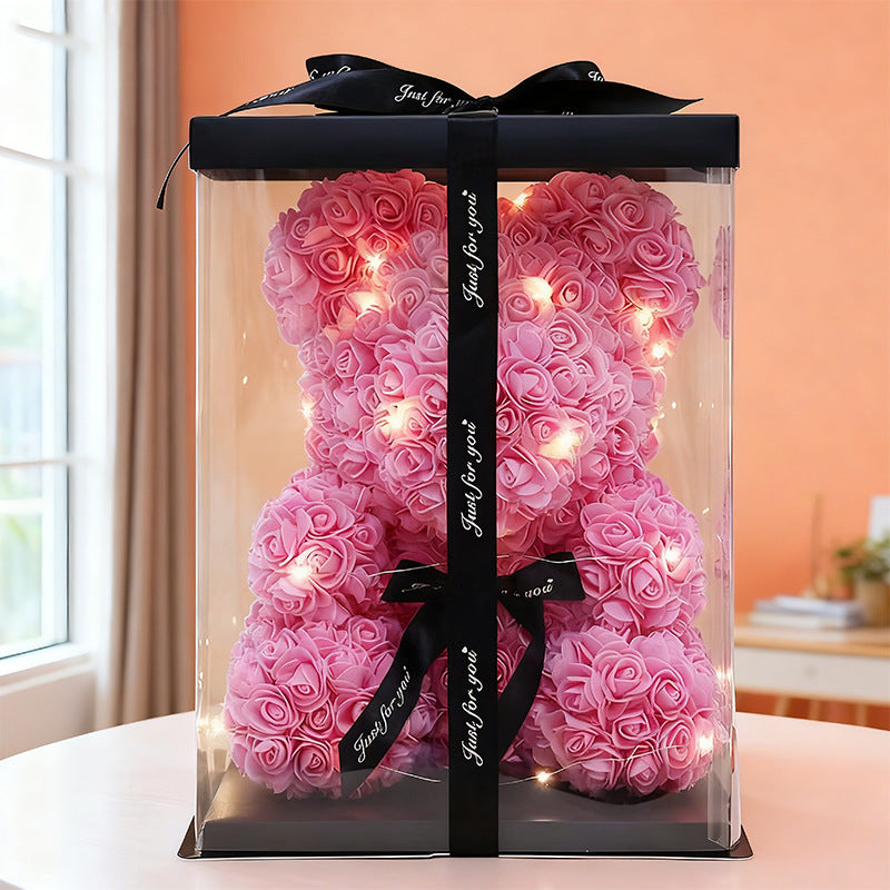 artificial flower bear