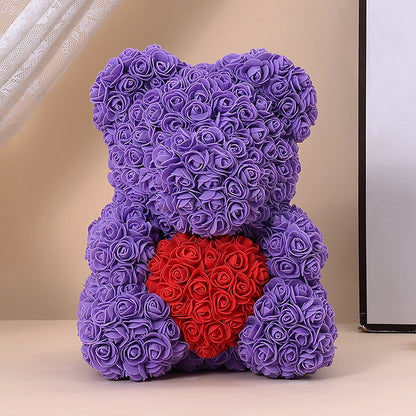 artificial flower bear