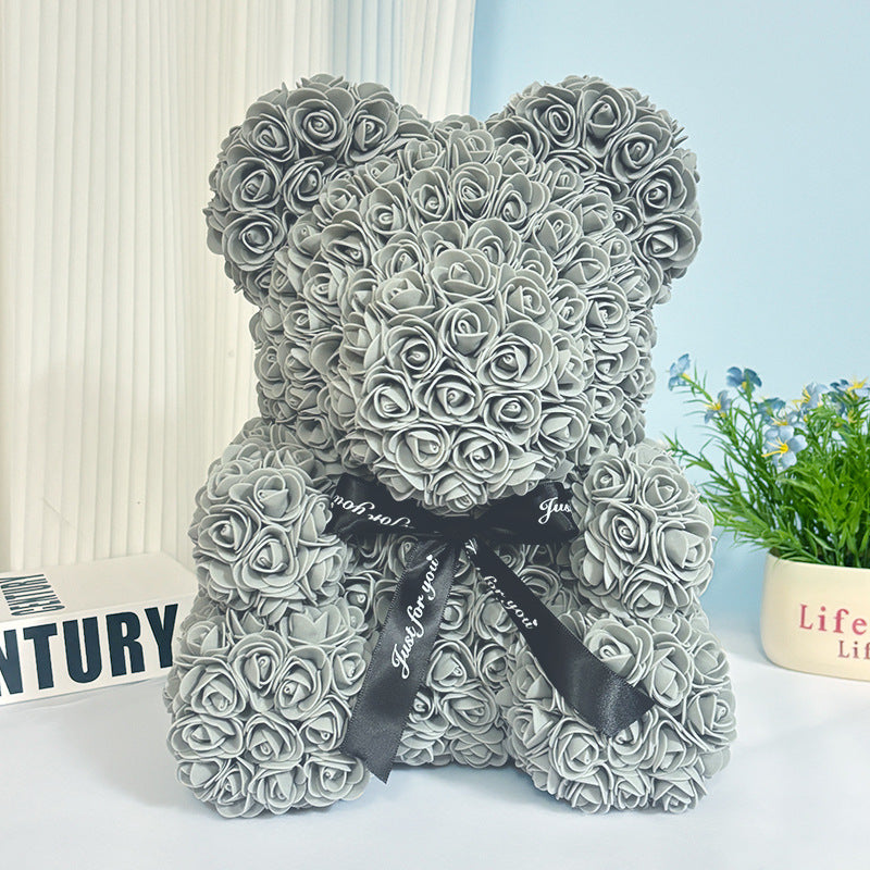artificial flower bear
