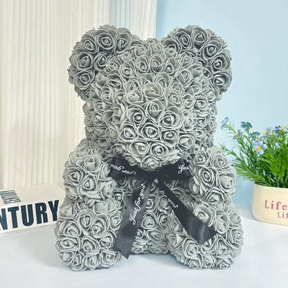 artificial flower bear