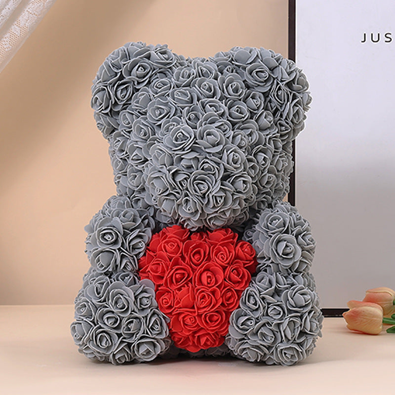 artificial flower bear