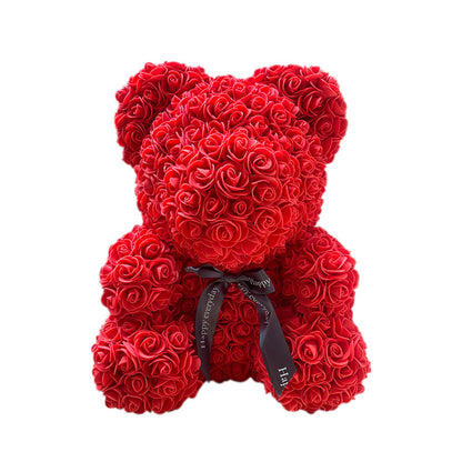 artificial flower bear