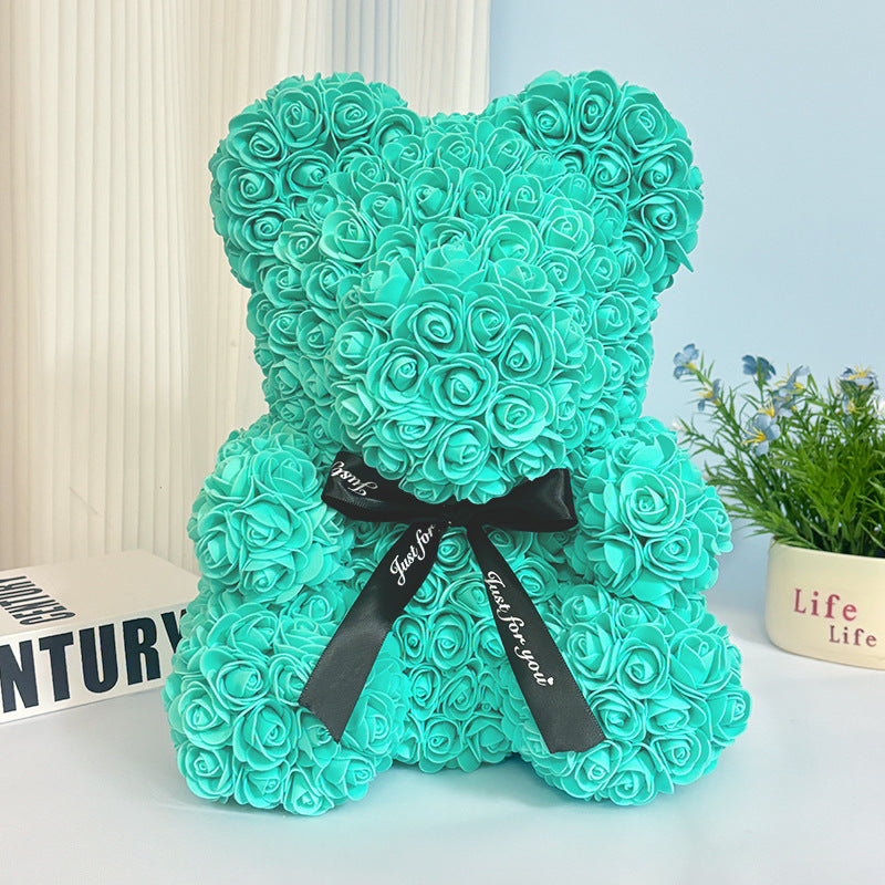 artificial flower bear