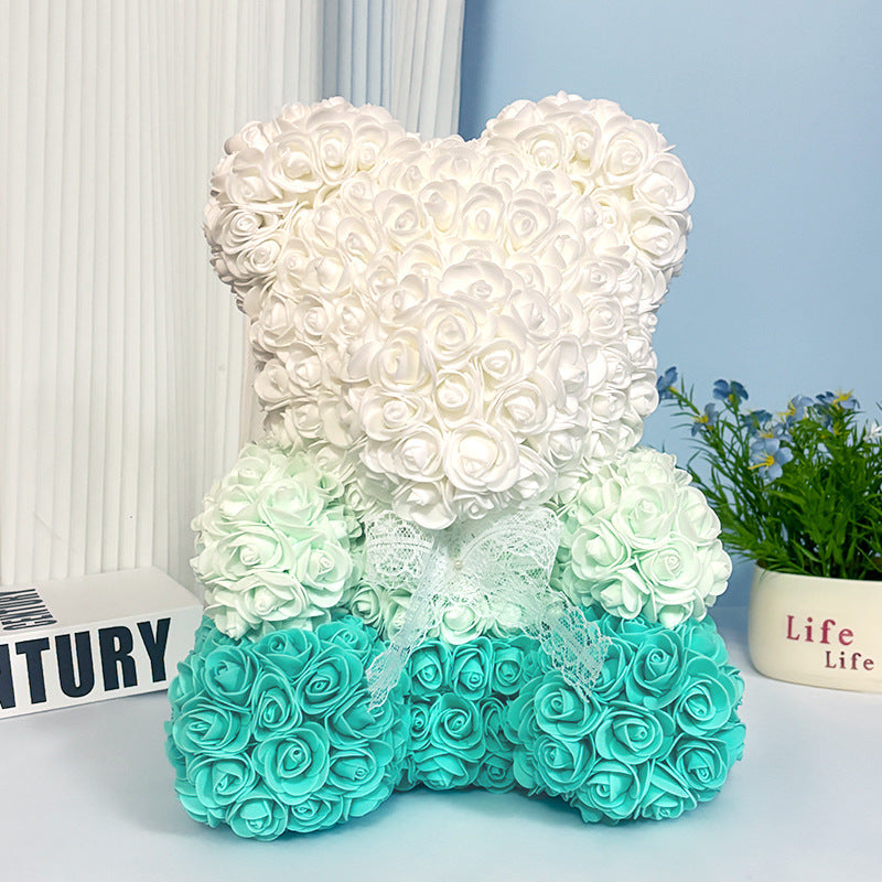 artificial flower bear