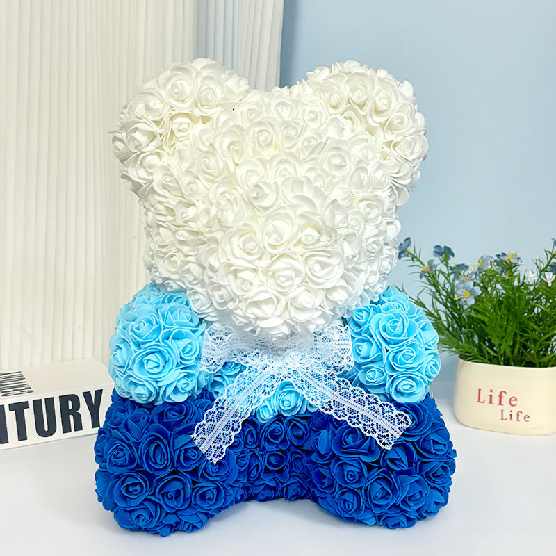 artificial flower bear