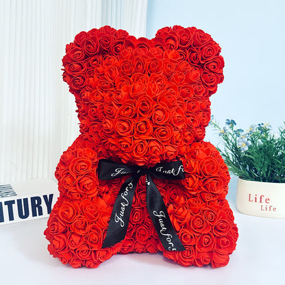 artificial flower bear