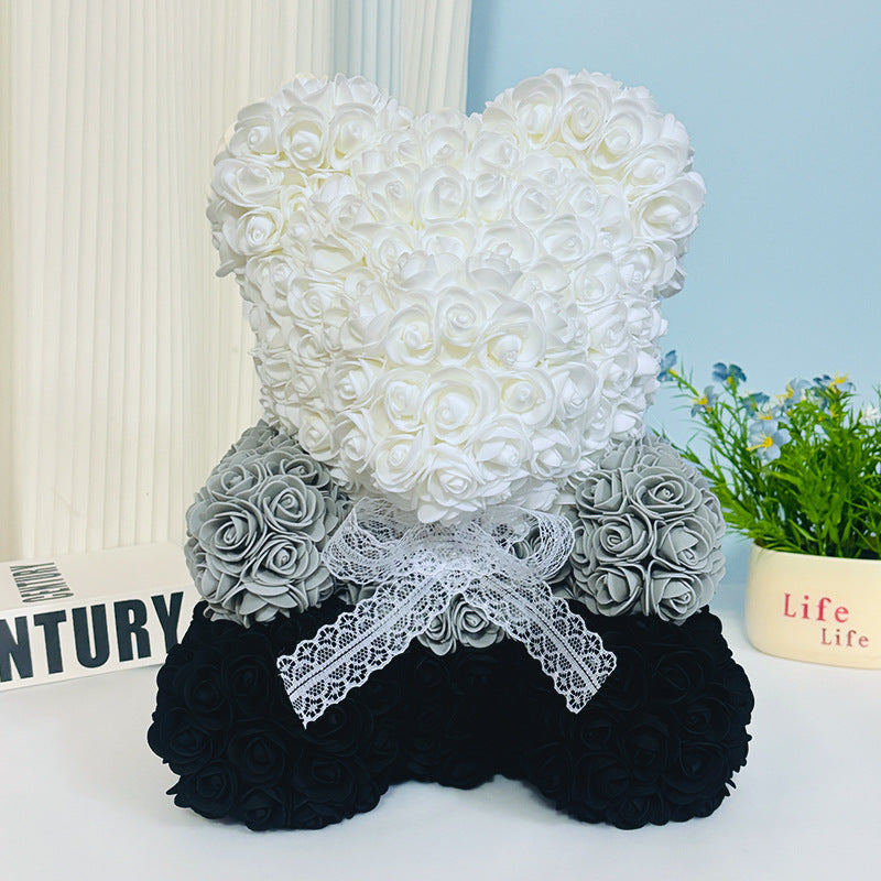 artificial flower bear