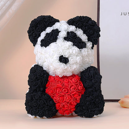 artificial flower bear