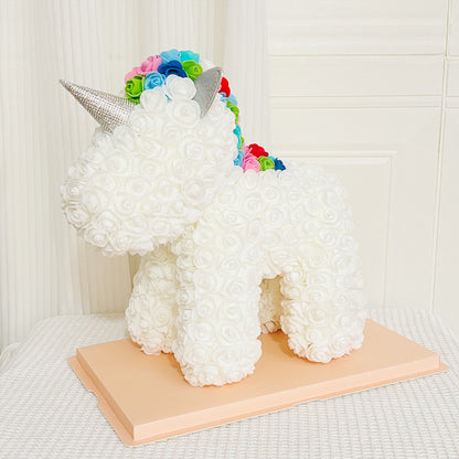 artificial flower bear