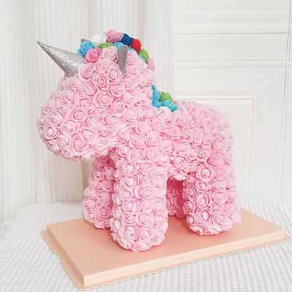 artificial flower bear