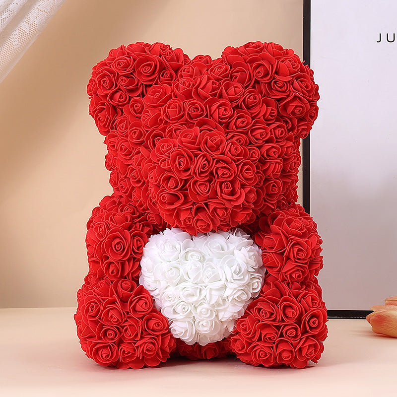 artificial flower bear