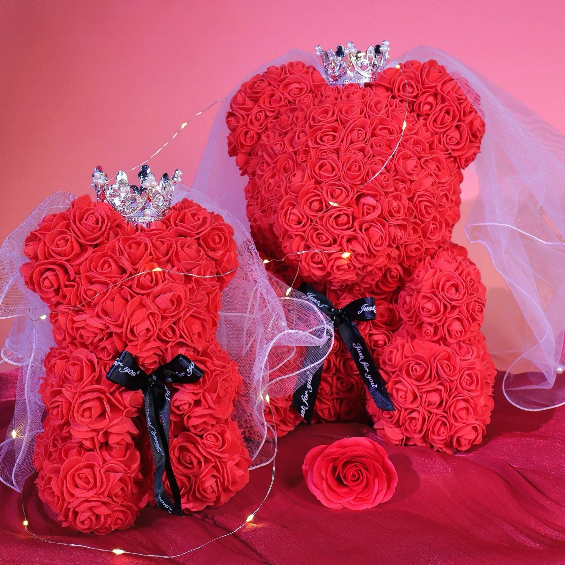 artificial flower bear