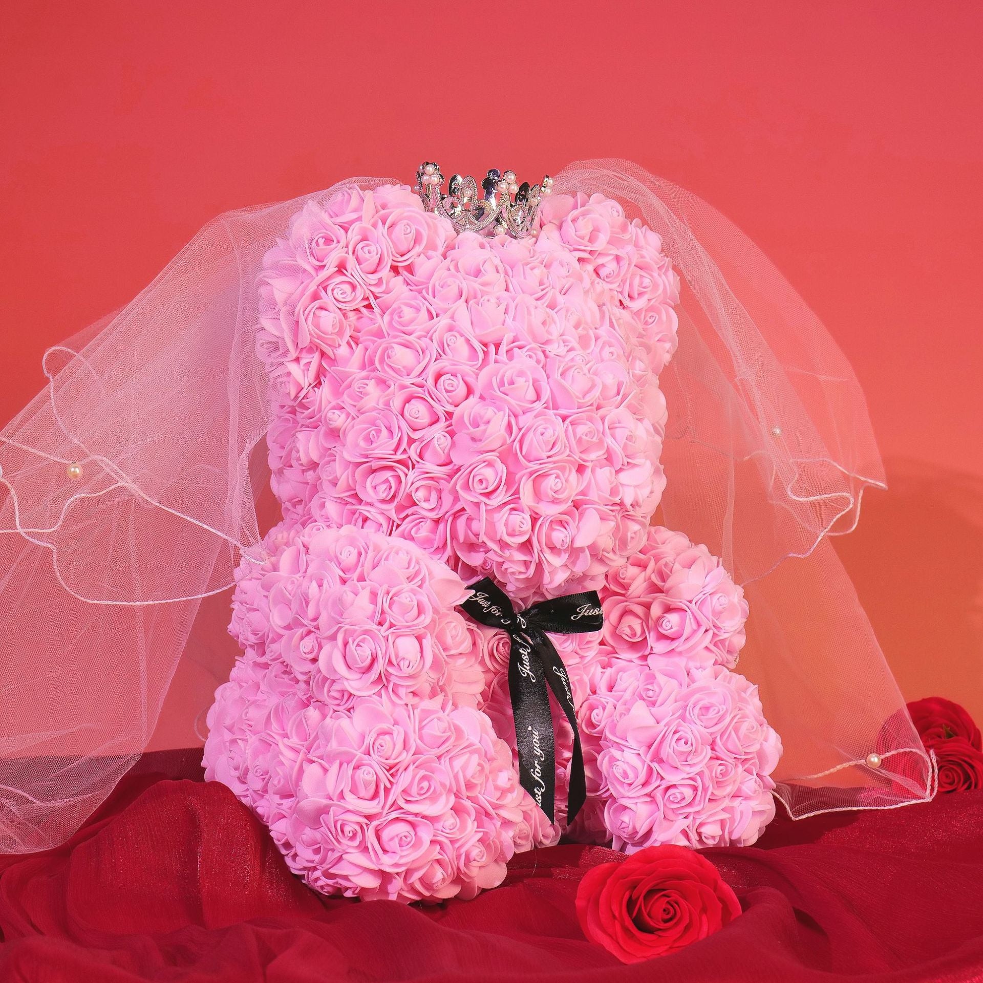 artificial flower bear