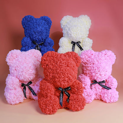 artificial flower bear
