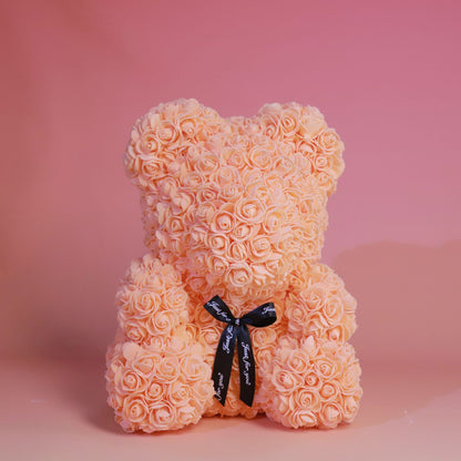 artificial flower bear