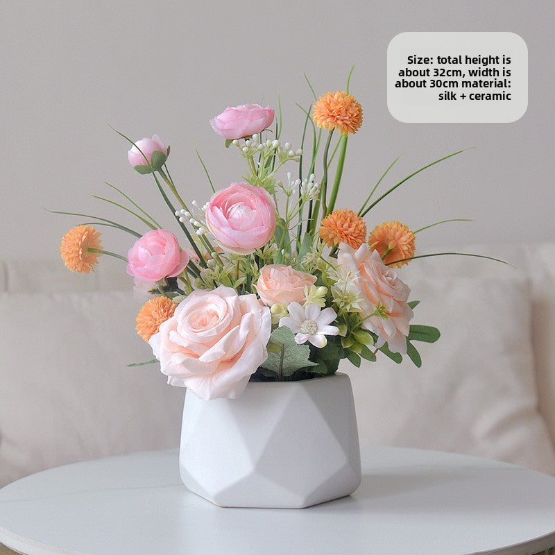 Artificial flower decorative item