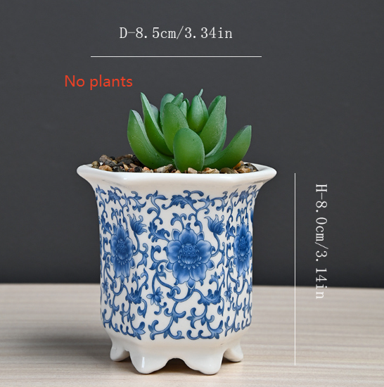 Artificial flower plant pot