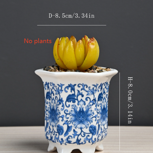 Artificial flower plant pot