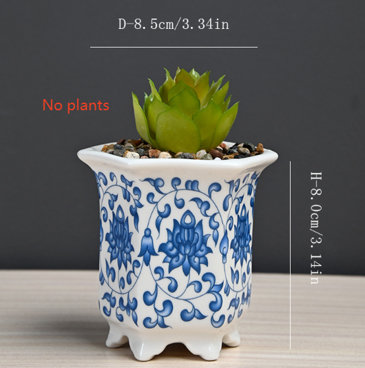 Artificial flower plant pot