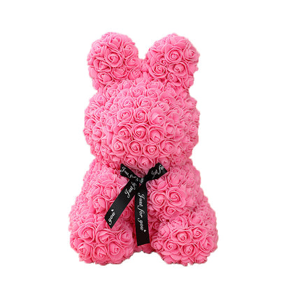 Artificial flower rabbit