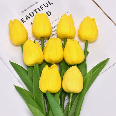 Artificial Flower Tulip Night Light with LED Battery Operation