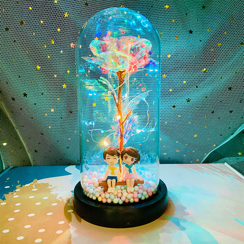 Artificial flower with light