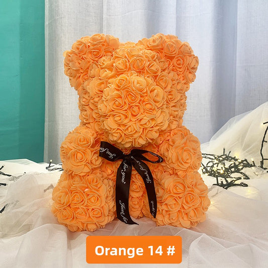 Artificial Flowers Bear