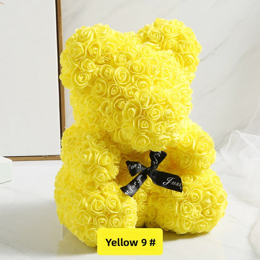 Artificial Flowers Bear