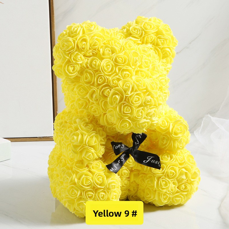Artificial Flowers Bear